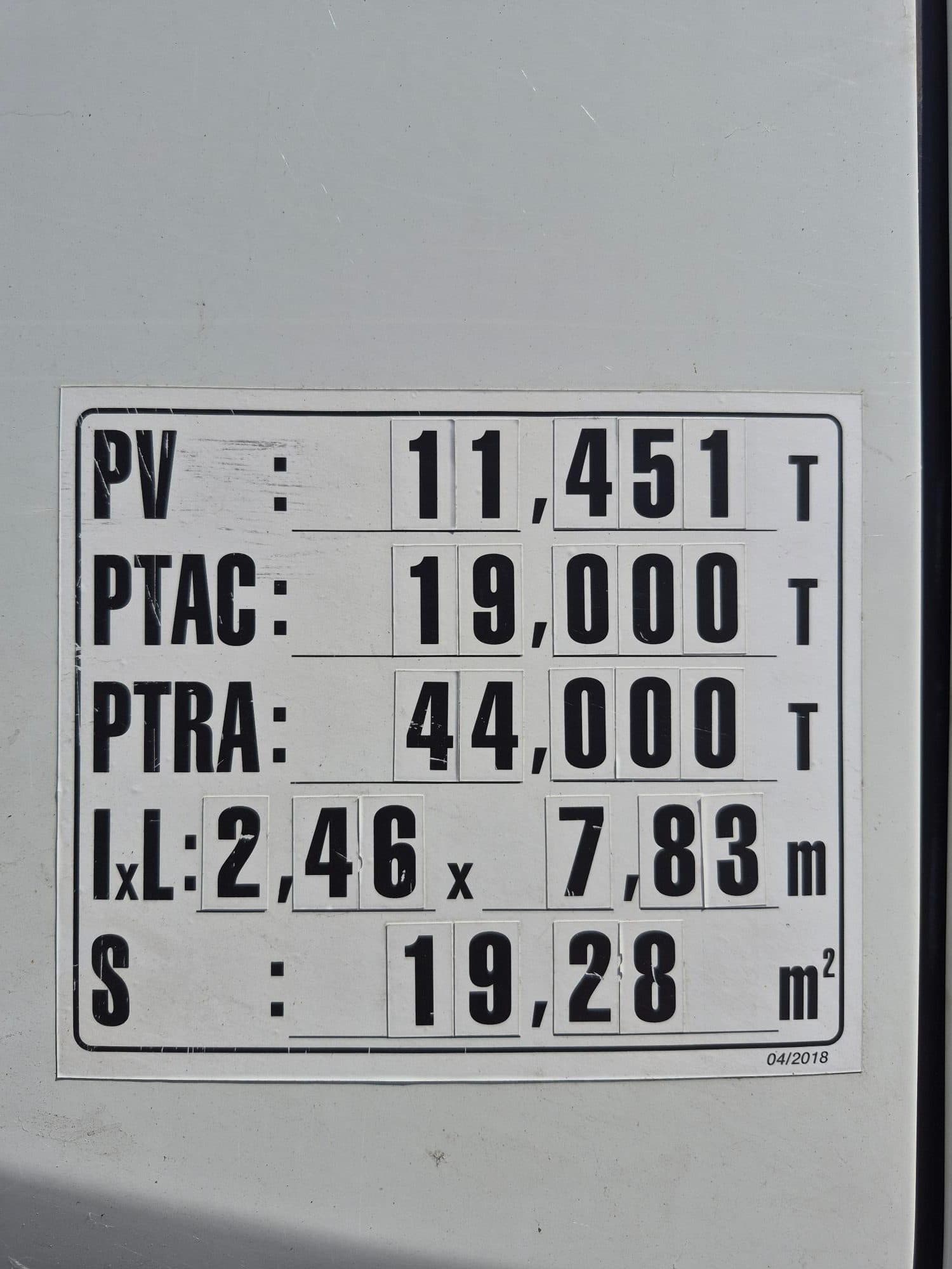 RENAULT C 380 4X2 2018 11