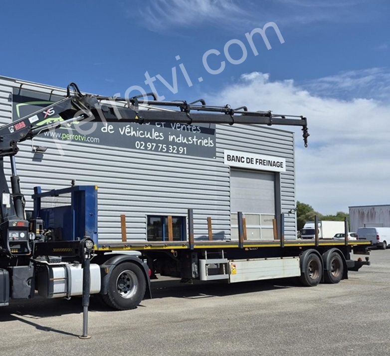 semi-remorque LECITRAILER PLATEAU 2 ESSIEUX