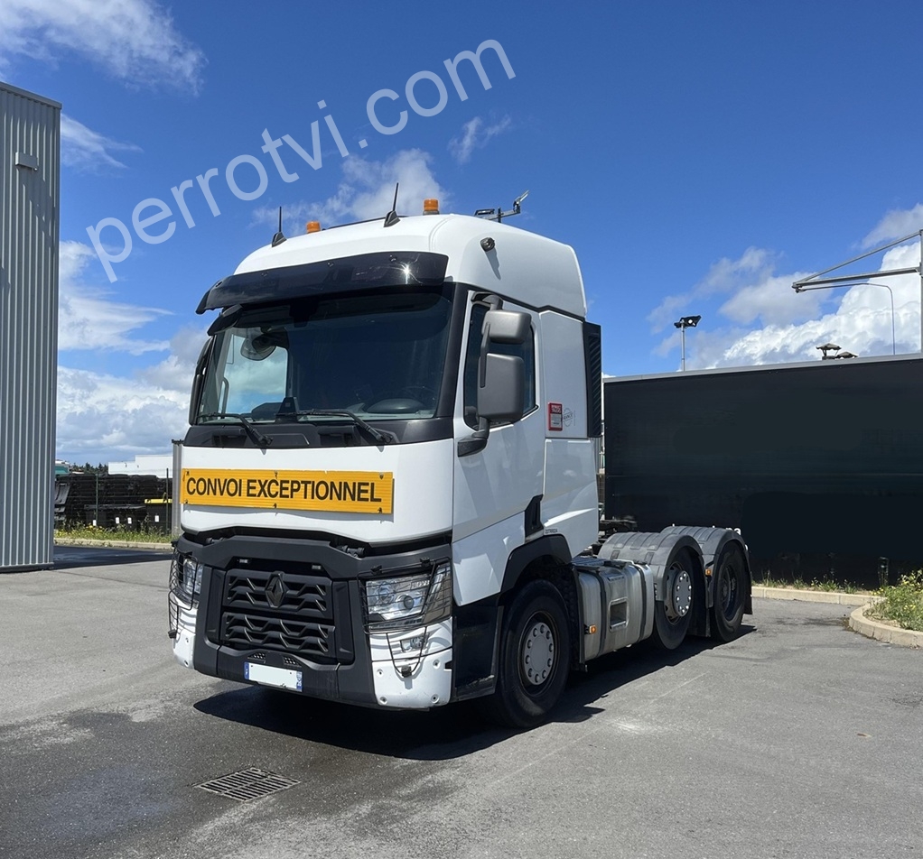 tracteur routier RENAULT T 520 6X2 PUSHER